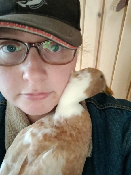 Little Foot fawn indian runner duck rescue
